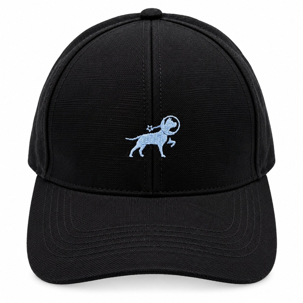 Stardog Loungewear Black 100% Hemp Waterproof Adjustable Baseball Cap Hat OSFM